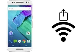 Como gerar um código QR com a senha Wifi em um Motorola Moto X Style