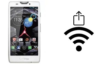 Como gerar um código QR com a senha Wifi em um Motorola DROID RAZR HD