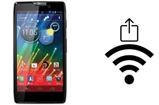 Como gerar um código QR com a senha Wifi em um Motorola RAZR HD XT925