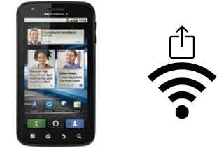 Como gerar um código QR com a senha Wifi em um Motorola ATRIX