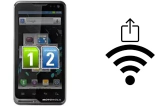 Como gerar um código QR com a senha Wifi em um Motorola ATRIX TV XT687