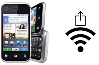 Como gerar um código QR com a senha Wifi em um Motorola BACKFLIP