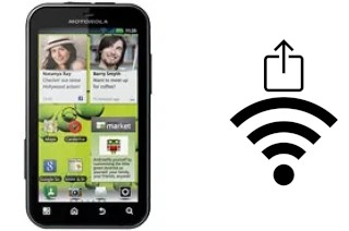 Como gerar um código QR com a senha Wifi em um Motorola DEFY+