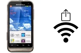 Como gerar um código QR com a senha Wifi em um Motorola DEFY XT