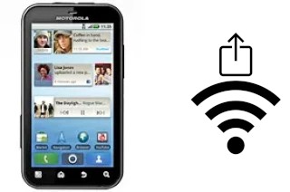 Como gerar um código QR com a senha Wifi em um Motorola DEFY