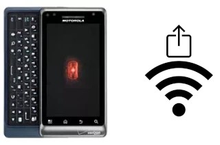 Como gerar um código QR com a senha Wifi em um Motorola DROID 2