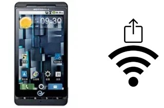 Como gerar um código QR com a senha Wifi em um Motorola DROID X ME811