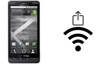 Como gerar um código QR com a senha Wifi em um Motorola DROID X