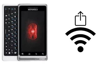 Como gerar um código QR com a senha Wifi em um Motorola DROID 2 Global