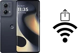 Como gerar um código QR com a senha Wifi em um Motorola Edge (2024)