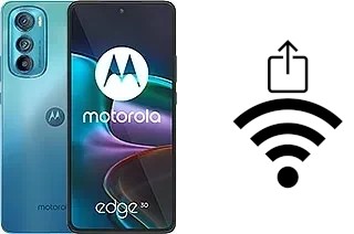 Como gerar um código QR com a senha Wifi em um Motorola Edge 30