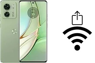 Como gerar um código QR com a senha Wifi em um Motorola Edge 40