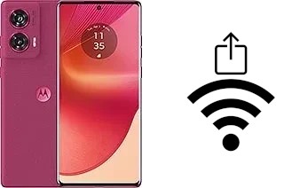 Como gerar um código QR com a senha Wifi em um Motorola Edge 50 Fusion