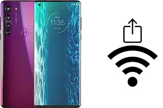 Como gerar um código QR com a senha Wifi em um Motorola Edge