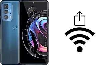 Como gerar um código QR com a senha Wifi em um Motorola Edge 20 Pro