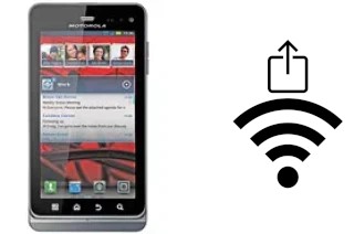 Como gerar um código QR com a senha Wifi em um Motorola MILESTONE 3 XT860