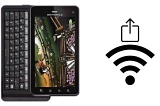 Como gerar um código QR com a senha Wifi em um Motorola Milestone XT883