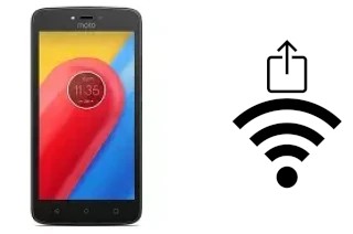 Como gerar um código QR com a senha Wifi em um Motorola Moto C 4G