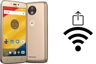 Como gerar um código QR com a senha Wifi em um Motorola Moto C Plus