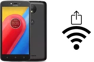 Como gerar um código QR com a senha Wifi em um Motorola Moto C