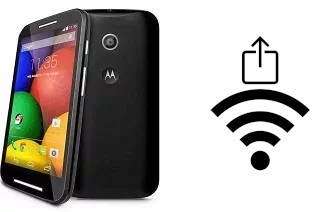 Como gerar um código QR com a senha Wifi em um Motorola Moto E