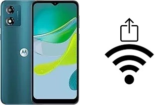 Como gerar um código QR com a senha Wifi em um Motorola Moto E13