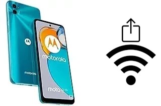 Como gerar um código QR com a senha Wifi em um Motorola Moto E22s