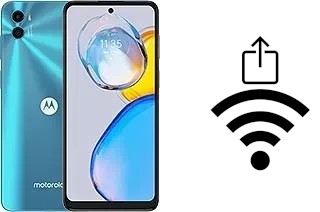 Como gerar um código QR com a senha Wifi em um Motorola Moto E32 (India)