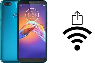 Como gerar um código QR com a senha Wifi em um Motorola Moto E6 Play