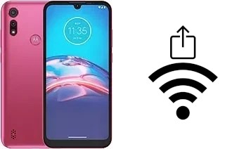 Como gerar um código QR com a senha Wifi em um Motorola Moto E6i