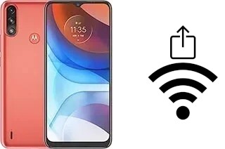 Como gerar um código QR com a senha Wifi em um Motorola Moto E7 Power