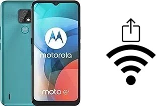 Como gerar um código QR com a senha Wifi em um Motorola Moto E7