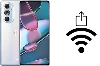 Como gerar um código QR com a senha Wifi em um Motorola Edge X30