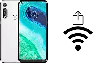 Como gerar um código QR com a senha Wifi em um Motorola Moto G Fast