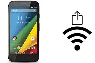 Como gerar um código QR com a senha Wifi em um Motorola Moto G Dual SIM