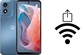 Como gerar um código QR com a senha Wifi em um Motorola Moto G Play (2024)