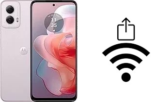 Como gerar um código QR com a senha Wifi em um Motorola Moto G Power (2024)