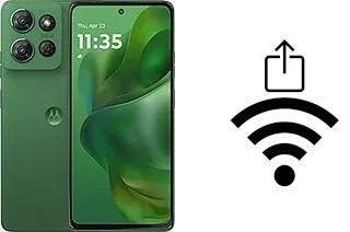 Como gerar um código QR com a senha Wifi em um Motorola Moto G Power (2025)