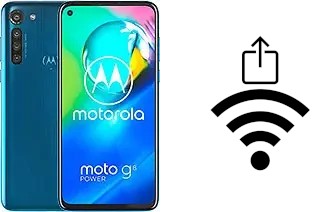 Como gerar um código QR com a senha Wifi em um Motorola Moto G8 Power