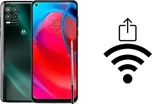 Como gerar um código QR com a senha Wifi em um Motorola Moto G Stylus 5G