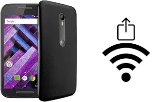 Como gerar um código QR com a senha Wifi em um Motorola Moto G Turbo Edition