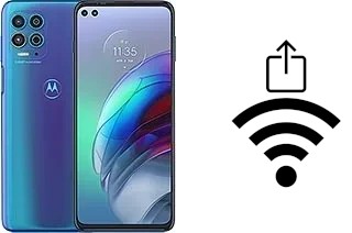 Como gerar um código QR com a senha Wifi em um Motorola Moto G100