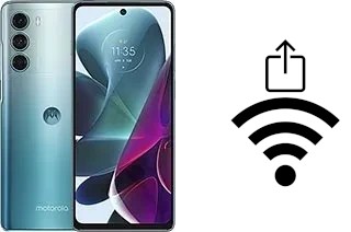 Como gerar um código QR com a senha Wifi em um Motorola Moto G200 5G