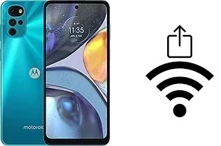 Como gerar um código QR com a senha Wifi em um Motorola Moto G22