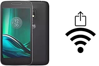 Como gerar um código QR com a senha Wifi em um Motorola Moto G4 Play