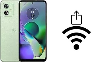 Como gerar um código QR com a senha Wifi em um Motorola Moto G54 (China)