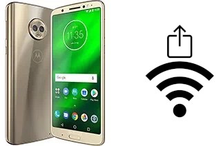 Como gerar um código QR com a senha Wifi em um Motorola Moto G6 Plus