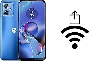 Como gerar um código QR com a senha Wifi em um Motorola Moto G64