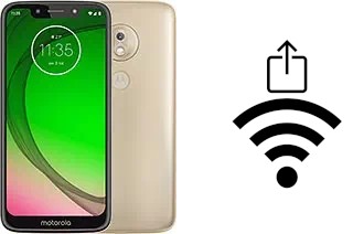 Como gerar um código QR com a senha Wifi em um Motorola Moto G7 Play