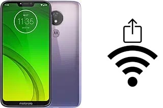 Como gerar um código QR com a senha Wifi em um Motorola Moto G7 Power